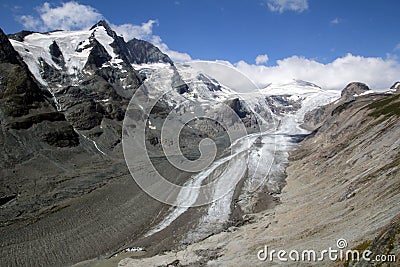 The Pasterzeglacier Stock Photo